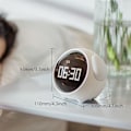 Miniatyrbild 3 av 5: Barnväckarklocka Punktlig Rapportering med Röststyrd Nattlampa Justerbar Ljusstyrka Temperaturdetektering Snooze-funktion för Pojkar