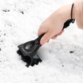 Miniatyrbilde 2 av 5: 2 stk isskrape, frostråke, plastsåpe med sklisikkert håndtak, multifunksjonelt verktøy, snøskuffe for bil - svart, 25,5 x 9,5 cm