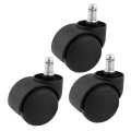 Miniatyrbilde 3 av 4: Reservedel 2 tommers dobbelthjul roterende casterhjul kompatibel med