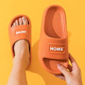 Miniatyrbillede 3 af 5: Brusebadssko til kvinder og mænd, platformsandal med pude, skridsikker til køkken og badeværelse, behagelige åbne tå-slippers, gul 40-41