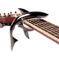 Miniatyrbild 3 av 5: Gitarr Capo för elektrisk klassisk gitarr Ukulele zinklegering fjäder svart,