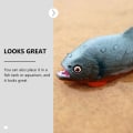 Miniatyrbilde 5 av 5: Kunstig Piranha-leketøy, vill fiskemodell, falsk fisk, simulert fisk