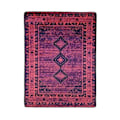 Miniatyrbillede 2 af 4: Stue tæppe - MAGHREB - Rød - 80x150 cm - 50% Polyester - Antiskrid Röd