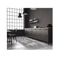 Miniatyrbillede 3 af 4: Køkkentepppe - KOLLEKTION DOT - Grå - 50x120 cm - Antiskrid - Maskinvaskbar Grå