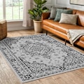 Miniatyrbillede 4 af 4: Stue tæppe 200x290 cm Polyester Orient Grå Öst