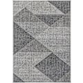 Miniatyrbild 1 av 4: Teppe - MIRAN - Grå - 160x230 cm - Antiskli - Maskinvaskbar - Geometrisk