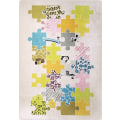 Pikkukuva 2 / 4: Beige Puzzle lasten matto, koko: 80x150 Beige