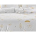Miniatyrbillede 4 af 4: Sengepakke - Nytår - 140x200 - 100% Mikrofiber - 1 eller 2 pudevar - Printet Jul Vit