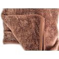 Miniatyrbild 4 av 4: Rutig - Wellsoft - Uni - Brun - 150x200 cm - 100% Polyester - Mjuk vid beröring kastanj