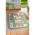 Pikkukuva 3 / 4: CIRCUIT ZOO Harmaa matto, koko: 120x160 Grå