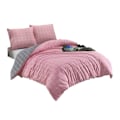 Miniatyrbild 1 av 4: Sängkläder - TRENDY - Rosa - 240x260 cm - 80% Bomull - 2 örngott Rosa