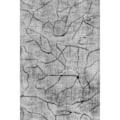 Pikkukuva 3 / 4: Olohuoneen matto 120x180 cm polyesteri suon harmaa Ven