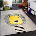 Miniatyrbillede 4 af 4: SIMBA børnetæppe, størrelse: 80x150 Grå