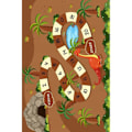 Pikkukuva 3 / 4: Lastenhuoneen matto 120x160 cm polyesteri Metsäpeli Spel Skog