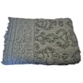 Pikkukuva 1 / 4: Jacquard-pyyhe hapsuilla 30 x 50 cm - Vihreä Grön