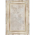 Miniatyrbillede 2 af 4: Tæppe - NAJAT - Guld - 160x230 cm - Skridsikkert - Maskinvaskbart - Moderne Beige