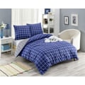 Miniatyrbild 4 av 4: Sängkläder - TRENDY - 220x240 - 80% bomull - 20% polyester - Blått tryck Blå