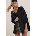 Miniatyrbillede 2 af 4: MT Tøj - Chemise OVERSIZE Sort 36 Flerfärgad 36