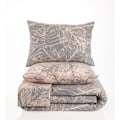 Miniatyrbillede 1 af 3: Sengesæt - BOTANIK - 240 x 220 cm - Grå - Botanisk mønster - 80% bomuld, 20% polyester Grå