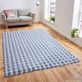 Miniatyrbillede 4 af 4: Stue tæppe 200x290 cm Polyester Toscana Grå Toscana