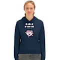 Miniatyrbillede 1 af 2: Hættetrøje MAMMAN KÆRLIGHED NAVY - 100% kvalitet bomulds sweatshirt. Trykt trøje i Frankrig marinblå S