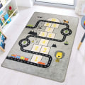 Miniatyrbillede 3 af 4: CIRCUIT Marelle Grå Tæppe, Størrelse: 80x150 Grå