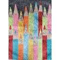 Miniatyrbild 1 av 4: Teppe - FARGELEDD - 80x150 cm - Antiskli - Maskinvaskbar - Flerfarget Flerfärgad