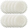 Pikkukuva 1 / 3: 10 -pack swatchar / displayer att öva och dekorera på - 200 st White