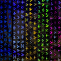 Pikkukuva 3 / 7: Kynsikalvo / folio - 10 värin sarja - 100 cm / kpl Multicolor