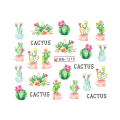 Pikkukuva 2 / 2: Vesitarrat - Cactus - BN-1271- Kynsille Multicolor