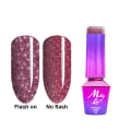 Miniatyrbillede 2 af 8: Mollylac - Gel polish - Blinkende lys - 560 5ml Red
