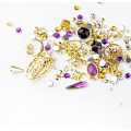 Miniatyrbillede 2 af 2: Dekorationer - Mix - Guld - 01 - Lavendel Multicolor