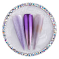 Miniatyrbild 1 av 5: Penselställ / blandningsyta / display - Cirlel - Silver + Stenar Silver