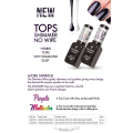 Miniatyrbild 4 av 4: Top coat - Shimmer Purple No Wipe - 8 ml - Victoria Vynn Lila