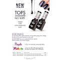 Miniatyrbillede 4 af 4: Top coat - Shimmer Purple No Wipe - 8 ml - Victoria Vynn Purple