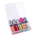 Miniatyrbild 3 av 3: Nagelfolie / folie - Set 10 färger - 100 cm / st multifärg