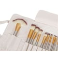 Pikkukuva 4 / 6: Set med 18 sminkbortstar i ett vitt fodral White