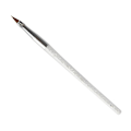 Miniatyrbild 1 av 2: Akryl pensel med stenar - Storlek: 2 - Transparent Transparent