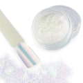 Miniatyrbild 1 av 2: Effekt pulver - Opal / Aurora - 3 ml - 04 Kristall