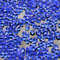 Miniatyrbillede 2 af 2: Kristall stenar (Glas) - 1 mm - 200-300 st - 21 Blue