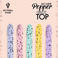 Miniatyrbillede 2 af 7: Top coat - Pepper - No Wipe Matt - 8 ml - Victoria Vynn Transparent