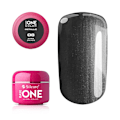 Miniatyrbillede 1 af 2: Base One - UV Gel - Metallic - Mørk sølv - 08 - 5 gram Silver