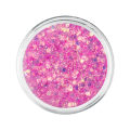 Miniatyrbillede 2 af 4: Nail Glitter - Wink Effect - Hexagon - 23 Pink