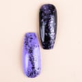 Miniatyrbillede 4 af 5: Negledekorationer - Metal / Alu flager - 14 Purple