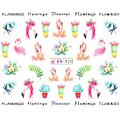 Pikkukuva 2 / 2: Vesitarrat - Flamingo - BN-920 - Kynsille Multicolor