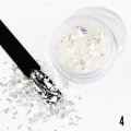 Miniatyrbillede 1 af 3: Negledekorationer - Broken Mirror - 04 White