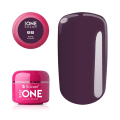 Miniatyrbillede 1 af 2: Base one - Farve - UV Gel - Moden blomme - 66 - 5 gram Dark purple