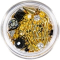Miniatyrbillede 2 af 3: Dekorationer - Mix - Guld - 07 - Jet Multicolor