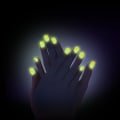 Miniatyrbild 4 av 4: Effektpulver - Självlysande - Lumino - 04 Grön