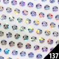 Pikkukuva 2 / 2: Kynsifolio / folio - kynsien koristeluun - #137 - 100 cm Multicolor